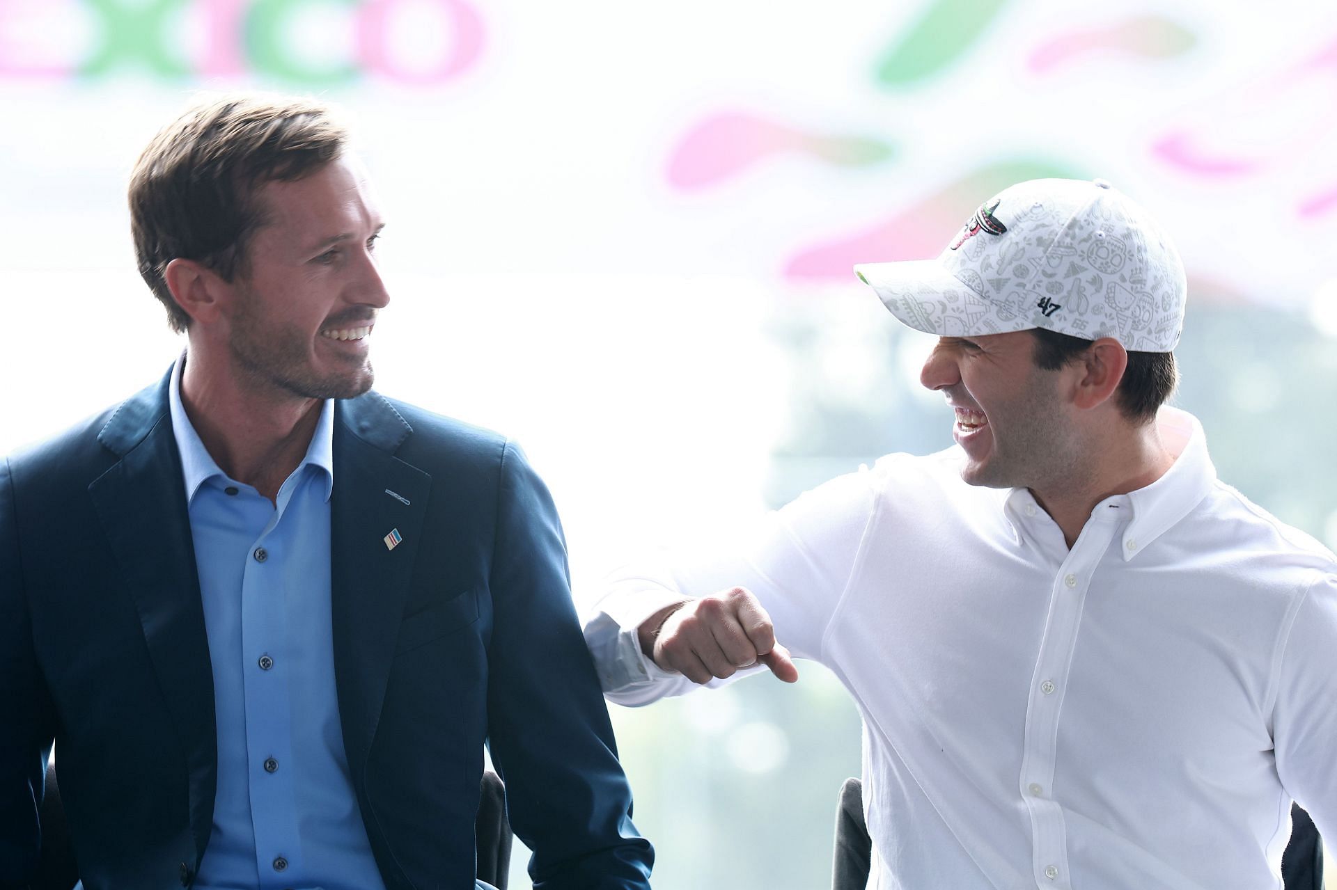 Ben Kennedy, Executive Vice President with Cup Series driver Daniel Suarez in Mexico. Source: Getty